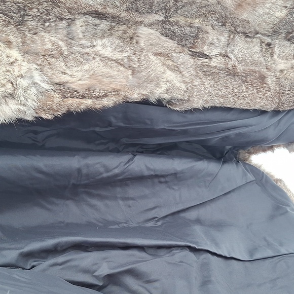 Vintage rabbit fur jacket sz medium - Picture 11 of 12